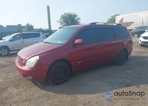 2010 Kia Sedona Lx z USA, uszkodzony, nr VIN KNDMG4C36A6334221